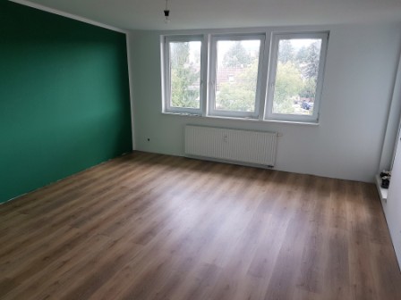 Neu verlegter Laminatboden